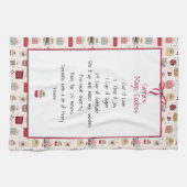 Familienrezepte Weihnachten Keepake Geschirrtuch (Horizontal)