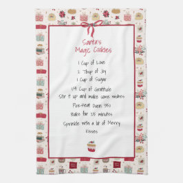 Familienrezepte Weihnachten Keepake Geschirrtuch