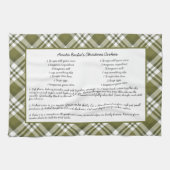 Familienrezepte Weihnachten Keepake Geschirrtuch (Horizontal)