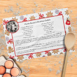Familienrezepte Weihnachtsgebäck Weihnachtskost Geschirrtuch<br><div class="desc">Individuell dieses Familienrezept Urlaub Backen Weihnachten Cookies Küche Handtuchgeschenk Idee zu feiern Freunde, Familie, oder eines Ihrer Lieblings-Menschen. Dieses personalisierte Geschenk macht ein gedankenvolles Weihnachtsgeschenk. Familie und Freunde werden Liebe dieses Familienrezept Urlaub Backen Weihnachten Cookies Küche Handtuch personalisiert Weihnachtsgeschenk Idee. Es ist einfach, sich selbst zu personalisieren, um einzigartig zu...</div>