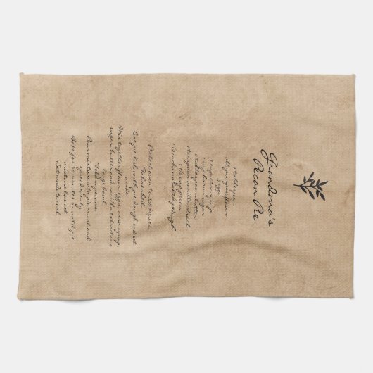 Familienrezeption: Benutzerdefinierter Text beibeh Geschirrtuch (Horizontal)