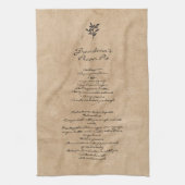 Familienrezeption: Benutzerdefinierter Text beibeh Geschirrtuch (Vertikal)