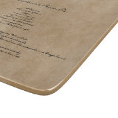 Familienrezeption: Benutzerdefinierter Text beibeh Schneidebrett (Ecke)