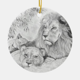 Familienruhen Keramik Ornament