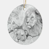 Familienruhen Keramik Ornament (Links)