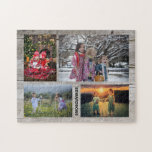 Familiensammlung 4 Foto auf Monogramm Stallholz Puzzle<br><div class="desc">Foto-Collage PuzzleSie können es personalisieren und fügen Sie Ihre schönsten Fotos und Namen. Großer Spaß !</div>