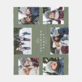 Familiensammlung 6 Foto schlichtes modernes schlin Fleecedecke (Vorderseite)