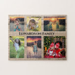 Familiensammlung 6 Fotos und Familienname Puzzle<br><div class="desc">Familienname,  benutzerdefiniertes Foto Collage Puzzle Sie können es personalisieren und fügen Sie Ihre schönsten Fotos,  Familienname und Text. Großer Spaß !</div>