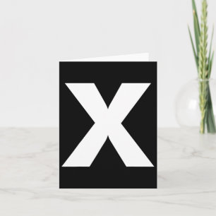 Familiensatz Halloween Karneval Letter X Capita Karte
