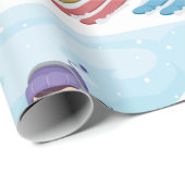 Familienski Geschenkpapier (Rolleneckpunkt)