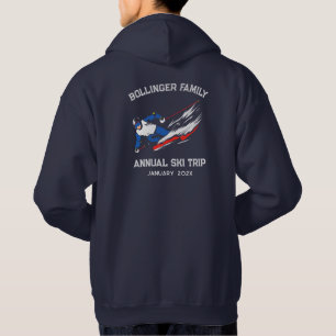 Familienskifahrt Winterpisten - Urlaub Matching Hoodie