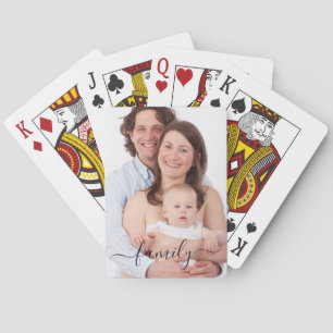 Familienskript Custom Foto Bicycle Playing Karten Spielkarten