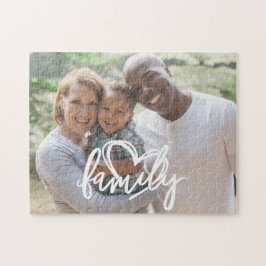 Familienskript | Kundenspezifisches Foto Puzzle