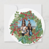 Familienskript Urlaub Weihnachten Weihnachtskarte  (Vorderseite)