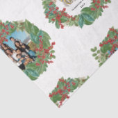 Familienskript Urlaub Weihnachten Weihnachtskarte Seidenpapier (Ausschnitt)