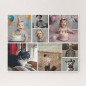 Familienspass 8 Mehrfache Foto Puzzle (Horizontal)