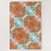 Familienspass Abstrakt gestrichen Kaleidosaik