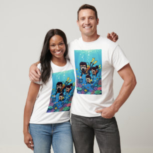 Familienspaß beim Tauchen T-Shirt