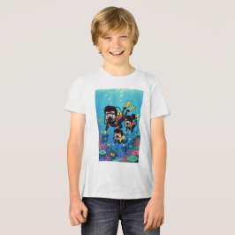 Familienspaß beim Tauchen Tri-Blend Shirt