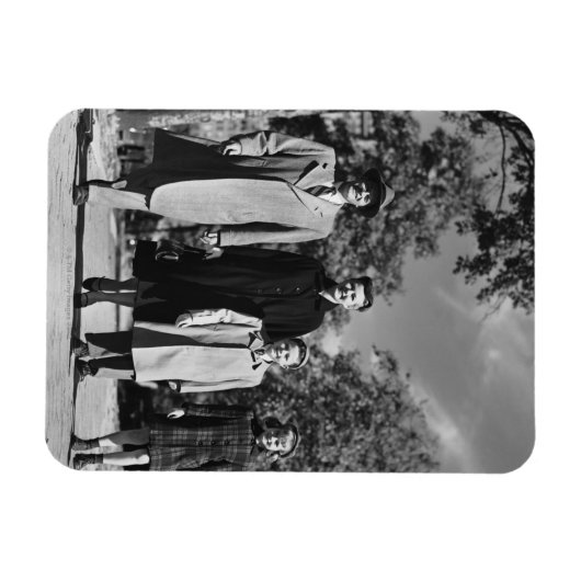 Familienspaziergang Magnet (Horizontal)