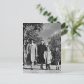 Familienspaziergang Postkarte (Stehend Vorderseite)