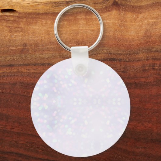 Familienspezifisches Foto mit elegantem Türkis Man Schlüsselanhänger (Rückseite)