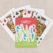 FamilienSPIELE NACHT Niedlich und farbenfroh spiel Spielkarten