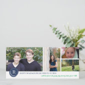 Familienstelle Feiertagskarte (Stehend Vorderseite)