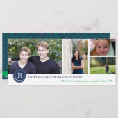 Familienstelle Feiertagskarte (Vorne/Hinten)