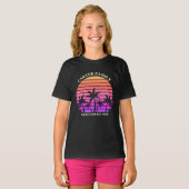 Familienstrand Ausflug Tropische Insel Sonnenunter T-Shirt (Vorne ganz)