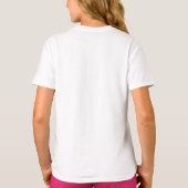 Familienstrecken Berge Sunset Custom Girls T-Shirt (Rückseite)