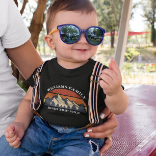 Familienstreit Vacacation Mountains Custom Wieders Baby T-shirt