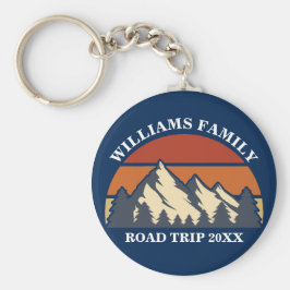 Familienstreit Vacacation Mountains Custom Wieders Schlüsselanhänger