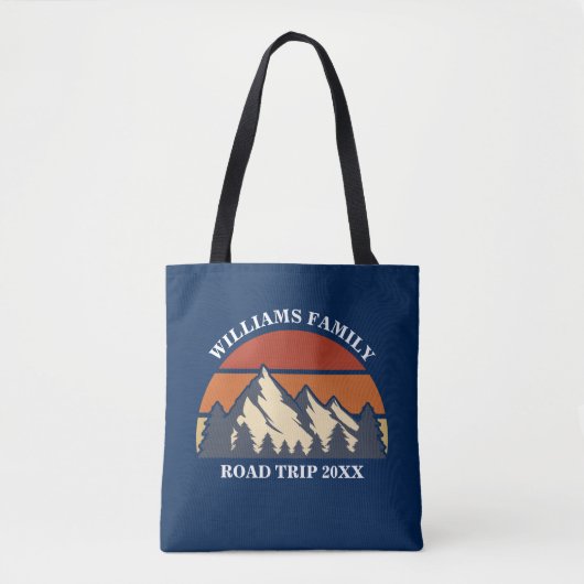 Familienstreit Vacacation Mountains Custom Wieders Tasche (Vorderseite)