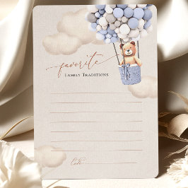 Familientraditionen Bear Balloons Babydusche