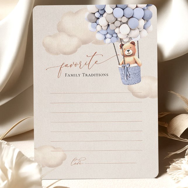 Familientraditionen Bear Balloons Babydusche (Von Creator hochgeladen)