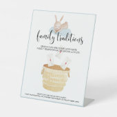 Familientraditionen Einige Blusendusche Sockelschild (Vorderseite)