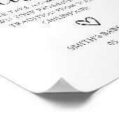 Familientraditionen Kinderduschzeichen Poster (Ecke)