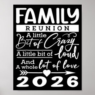 Familientreffen 2026 Lustige Familienliebhaber Poster