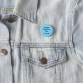 Familientreffen Andenken Hellblauer Name Jahr Button (Beispiel)
