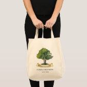 Familientreffen Baum Botanisch Custom Tragetasche (Vorderseite (Produkt))