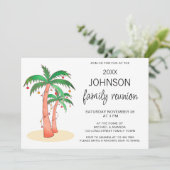 Familientreffen Baum Einladung (Stehend Vorderseite)