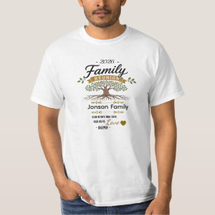 Familientreffen Benutzerdefiniertes Familienstammb T-Shirt
