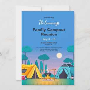 Familientreffen Camping  Einladung