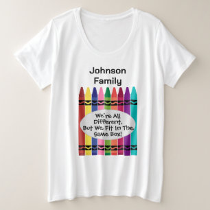 Familientreffen Damen Übergrößen T-Shirt