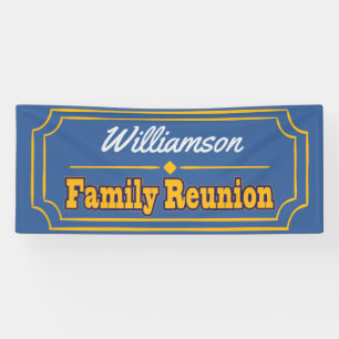 Familientreffen Dekorationsbanner Banner