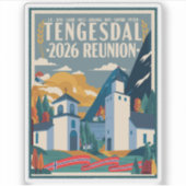 Familientreffen der Tengesdals 2026 Aufkleber (Vorderseite)