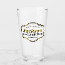 Familientreffen-Event-Party-Souvenir Pint-Glas