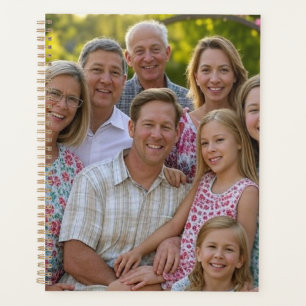 Familientreffen-Foto anpassen und personalisieren Planer