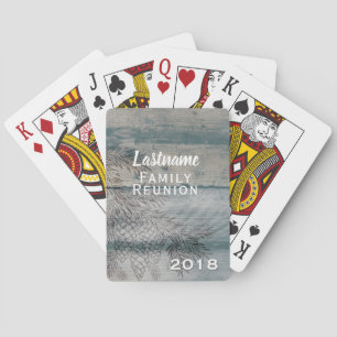 Familientreffen-Geschenk Herbst Winter Rustikales Spielkarten